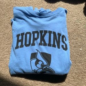 Johns Hopkins University blue long sleeve